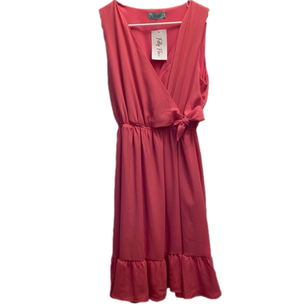 Filly Flair Pink Tied Dress Size Medium NWT